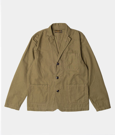 CHESAPEAKE'S PEMBROKE BLAZERJACKE MIKRO CANVAS MILITÄRGRÜN - Shoelosophy