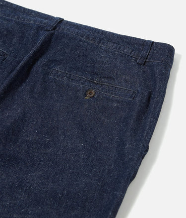 UNIVERSAL WORKS MILITARY CHINO 33651 FUTURE DENIM INDIGO - Shoelosophy