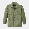 FILSON FIELD CUISER JACKET FMCPS0118 WASHED FATIGUE GREEN REVERSE SATEEN - Shoelosophy