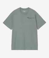 CARHARTT WIP PUNCHED T-SHIRT I036006 VELVET GREEN - Shoelosophy