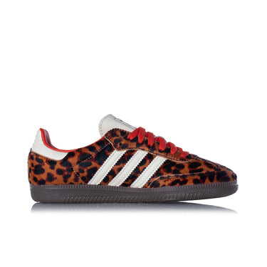 ADIDAS DAMEN SAMBA OG JI2734 DUNKELBRAUN OFF WHITE LEOPARD PRINT - Shoelosophy