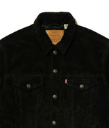 LEVI'S HIGHLAND SWEET SUEDE TRUCKER JACKET A5828-0001 BLACK - Shoelosophy