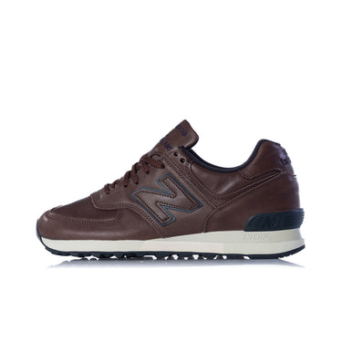 NEW BALANCE 576 MADE IN ENGLAND LUX LEATHER OU576BRK BROWN - Shoelosophy