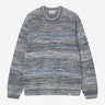 CARHARTT WIP KEENAN SWEATER I036171 GRADIENT DEEP NIGHT - Shoelosophy
