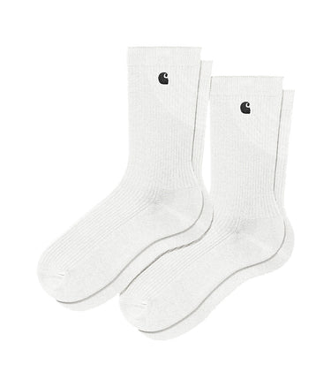 CARHARTT WIP MADISON SOCKS I036750 WEISS 2 PAAR PACK - Shoelosophy
