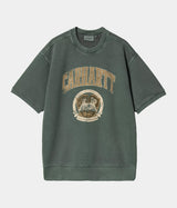 CARHARTT WIP LIBRARY SWEATSHIRT I034727 CONIFER GARMENT DYED - Shoelosophy