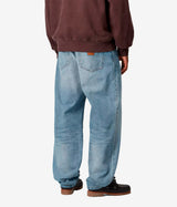 CARHARTT WIP AARON PANT I036728 BLUE BURST WASHED - Shoelosophy