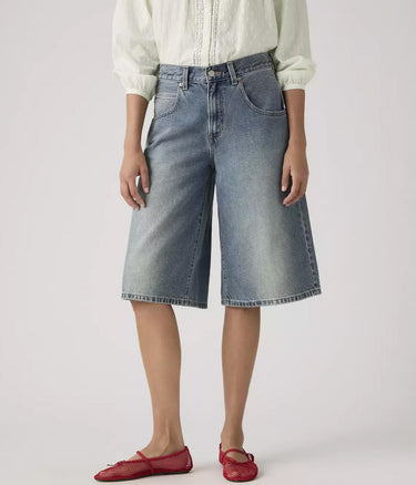 LEVI'S DAMEN SUPER BAGGY BARREL JORTS 005DT-0002 HAZY TIMES - Shoelosophy
