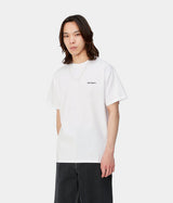 CARHARTT WIP SCRIPT EMBROIDERY T-SHIRT I030435 WHITE - Shoelosophy