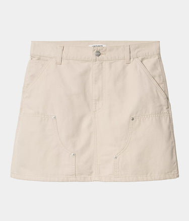 CARHARTT WIP WOMENS MAEVE DOUBLE KNEE SKIRT I034836 FLEUR DE SEL - Shoelosophy