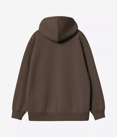 CARHARTT WIP WOMENS HOODED CARHARTT SWEATSHIRT I033648 VITOLA PHLOX - Shoelosophy