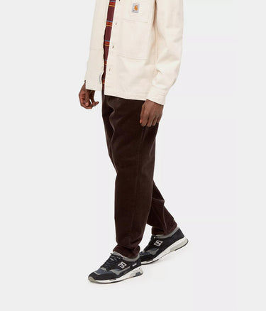 CARHARTT NEWEL PANT I027232 CORDUROY TOBACCO RINSED - Shoelosophy