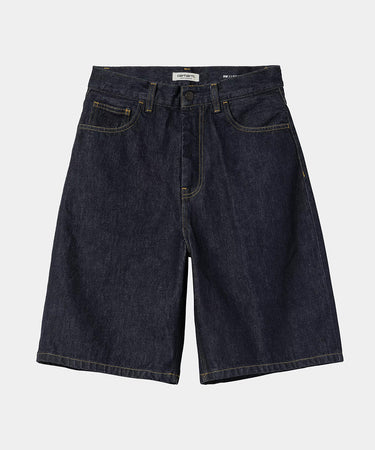 CARHARTT WIP WOMENS BRANDON SHORT I031919 BLUE RINSED - Shoelosophy