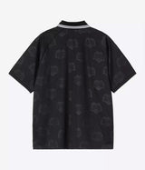 CARHARTT WIP TERRACE FOOTBALL T-SHIRT I037567 HEART TRAIN JACQUARD SCHWARZ - Shoelosophy