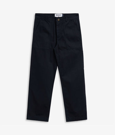 SEBAGO MILTON HERRINGBONE FATIGUE PANT 75125MW DUNKELBLAU - Shoelosophy