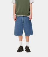 CARHARTT WIP LANDON 반바지 I030469 블루 헤비 스톤 워시드 - Shoelosophy