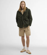 BARBOUR HERITAGE+ WESTOE SHOWERPROFF JACKET MSP0183GN71 BREEN PIGMENT OLIVE by HALLEY STEVENSON - Shoelosophy