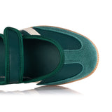ADIDAS WOMENS SAMBA JANE JR7340 COLLEGIATE GREEN GUM - Shoelosophy