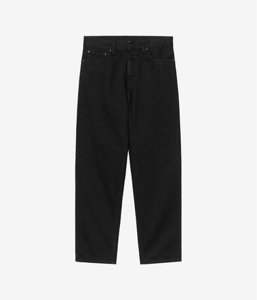 CARHARTT WIP AARON PANT I036728 BLACK RINSED - Shoelosophy