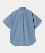 CARHARTT WIP LUCAS SHIRT I034575 BLUE BLEACHED - Shoelosophy
