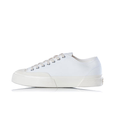 SUPERGA ARTIFACT 2432 WORKS LOW CUT COTTON CANVAS WHITE OFF WHITE - Shoelosophy
