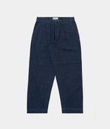 UNIVERSAL WORKS DUKE PANT 34131 カイハラ ライトウェイトデニム インディゴ - Shoelosophy