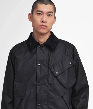 BARBOUR INTERNATIONAL A7 PACEMASTER WAX JACKET MWX2379 BK71 BLACK - Shoelosophy