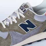 NEW BALANCE 475 U475BA DARK OLIVE RAINCLOUD - Shoelosophy