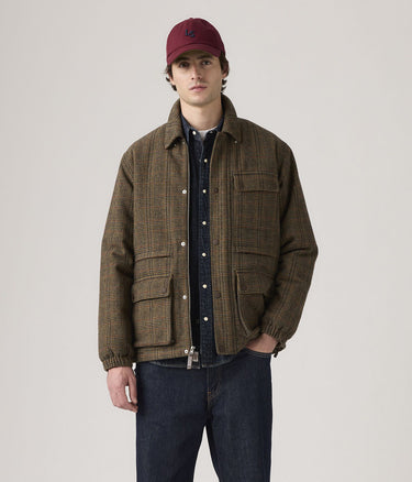 LEVI'S WELLS UTILITY INSULATED JACKET JACE PLAID BRACKEN - Shoelosophy