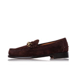SEBAGO CITYSIDES JOE MODENA SUEDE 77123BW DARK BROWN BIT LOAFER - Shoelosophy