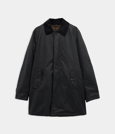 BARBOUR X BARACUTA TRENCHCOAT BRCOS1157 WAX NAVY - Shoelosophy