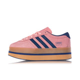 ADIDAS WOMENS GAZELLE JS3926 STACK GLOW PINK VICTORY BLUE - Shoelosophy