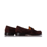 SEBAGO CITYSIDES JOE MODENA SUEDE 77123BW DARK BROWN BIT LOAFER - Shoelosophy