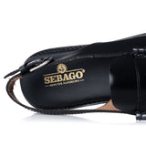 SEBAGO CITYSIDES DAN SANDAL DAMEN 73122BW SCHWARZ - Shoelosophy