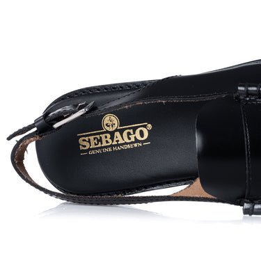 SEBAGO CITYSIDES DAN SANDAL DAMEN 73122BW SCHWARZ - Shoelosophy