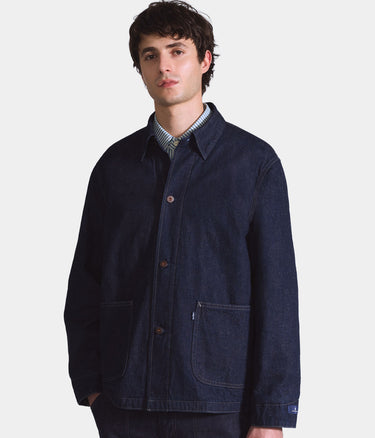 LEVI'S BLUE TAB NAVAL SACK COAT 0033U-0000 BRIGHT RINSED SELVEDGE DENIM - Shoelosophy