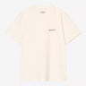 CARHARTT WIP WOMENS SCRIPT EMBROIDERY T-SHIRT I032293 CINNERUS COZY PURPLE - Shoelosophy