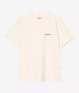 CARHARTT WIP WOMENS SCRIPT EMBROIDERY T-SHIRT I032293 CINNERUS COZY PURPLE - Shoelosophy