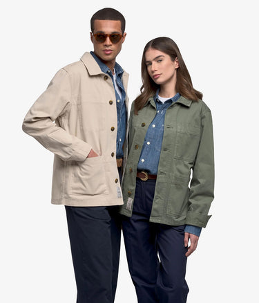 SEBAGO DORR HERRINGBONE JACKET 741274W GREEN LICHEN - Shoelosophy