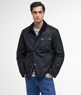 BARBOUR INTERNATIONAL STEVE McQUEEN WORKERS WAX JACKET BLACK - Shoelosophy