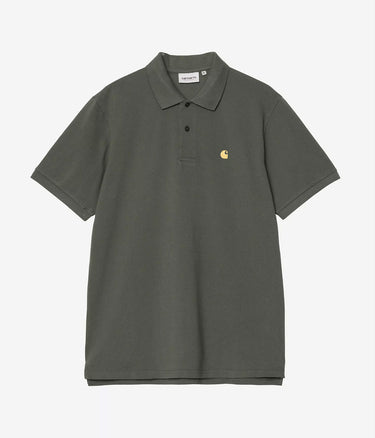 CARHARTT WIP CHASE PIQUE POLO I023807 BLATTGRÜN - Shoelosophy