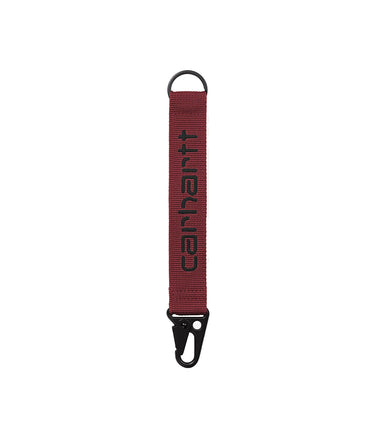 CARHARTT WIP JADEN SCHLÜSSELHALTER I027773 SCARLET GRAPHITE - Shoelosophy