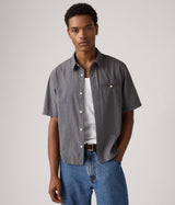 LEVI'S ZANDT CROPPED SHIRT 003NV-0000 IAN SMOKED PEARL - Shoelosophy