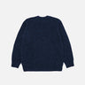 UNIVERSAL WORKS LYON CREW PULL 33457 ALPAGA KNIT NAVY - Shoelosophy