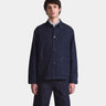 LEVI'S 블루 탭 네이비 색 코트 0033U-0000 브라이트 린스드 셀비지 데님 - Shoelosophy
