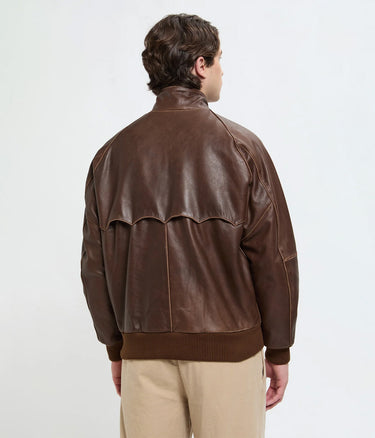 BARACUTA-LEDER G9 ALTES ENGLISCHES LEDER BRCPS1127 SCHOKOLADENBRAUN - Shoelosophy