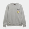 BARBOUR X BARACUTA NORTHERN CREW NECK BRFEL0054 MEDIUM GREY MARL - Shoelosophy