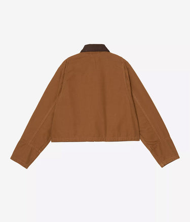 CARHARTT WIP DAMEN PRESCOTT JACKET I036512 SCHWARZ STÜCKGEFÄRBT - Shoelosophy