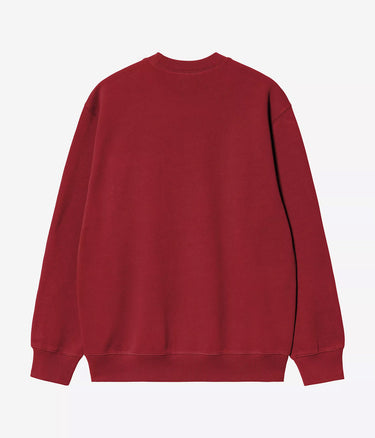 CARHARTT WIP CARHARTT SWEATSHIRT I030546 SCARLET GRAPHITE - Shoelosophy