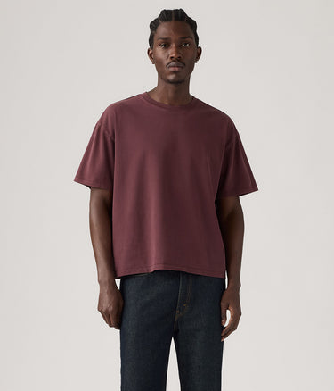 LEVI'S BOXY SHORT SLEEVE TEE 0049F-0037 VINYARD WINE